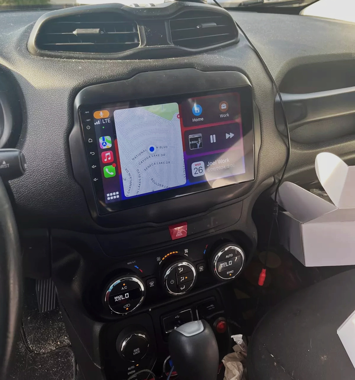 For 2015-2020 Jeep Renegade CarPlay Android 13 Car Radio Stereo FM RDS