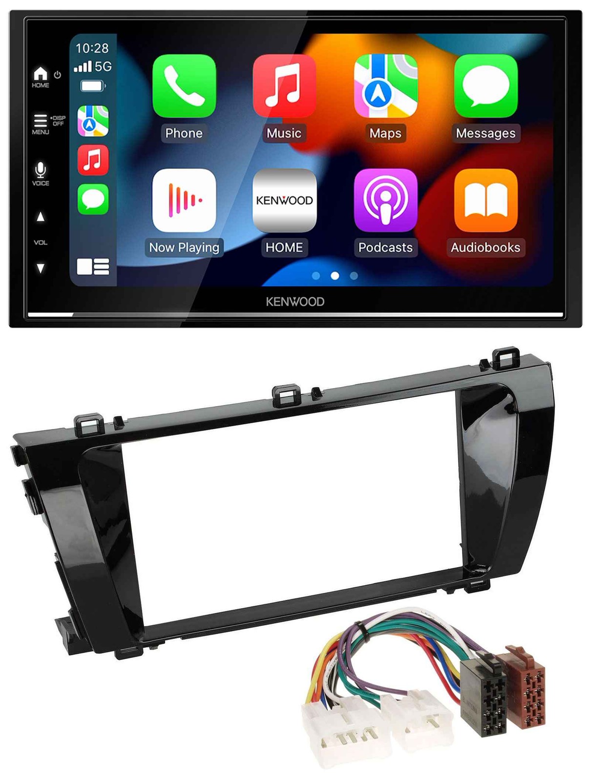 Kenwood DAB USB Bluetooth 2DIN MP3 Car Stereo for Toyota Corolla (2014 onwards)