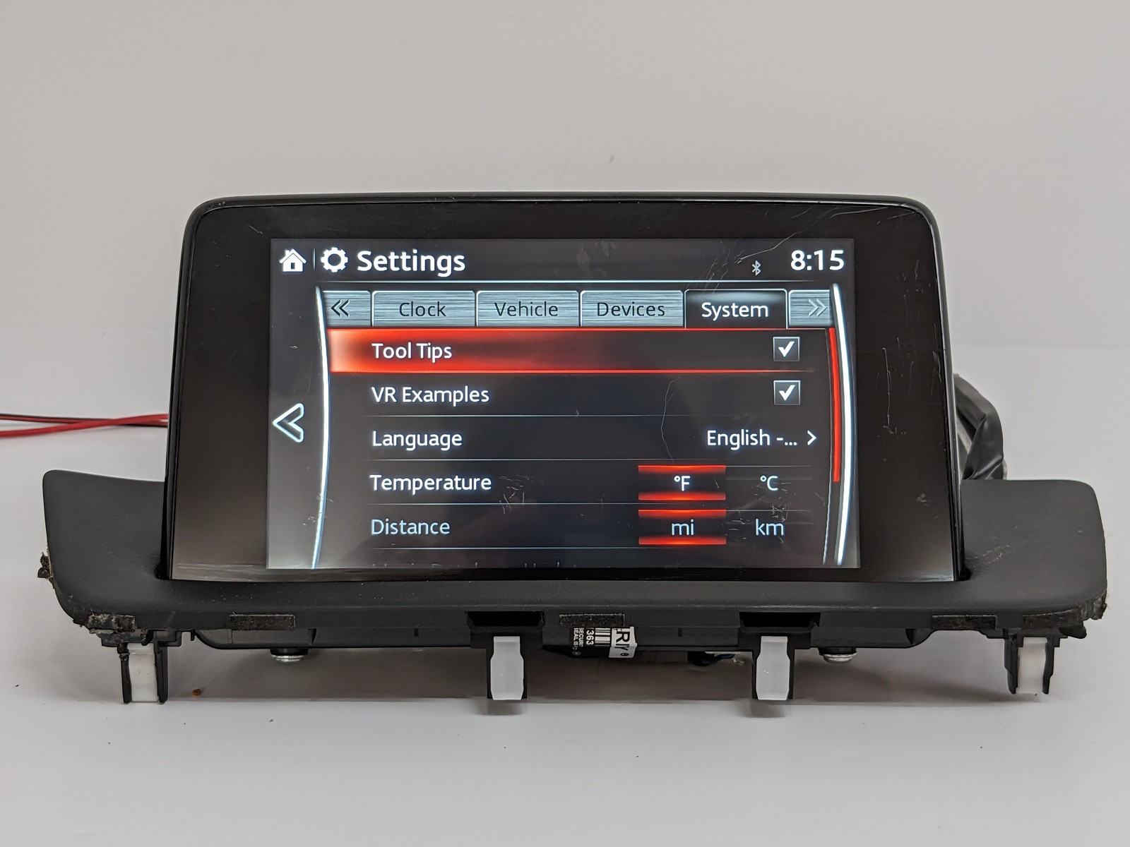 2016 – 2019 Mazda CX-9 OEM Radio Multi Media Display Screen 8″ Inch