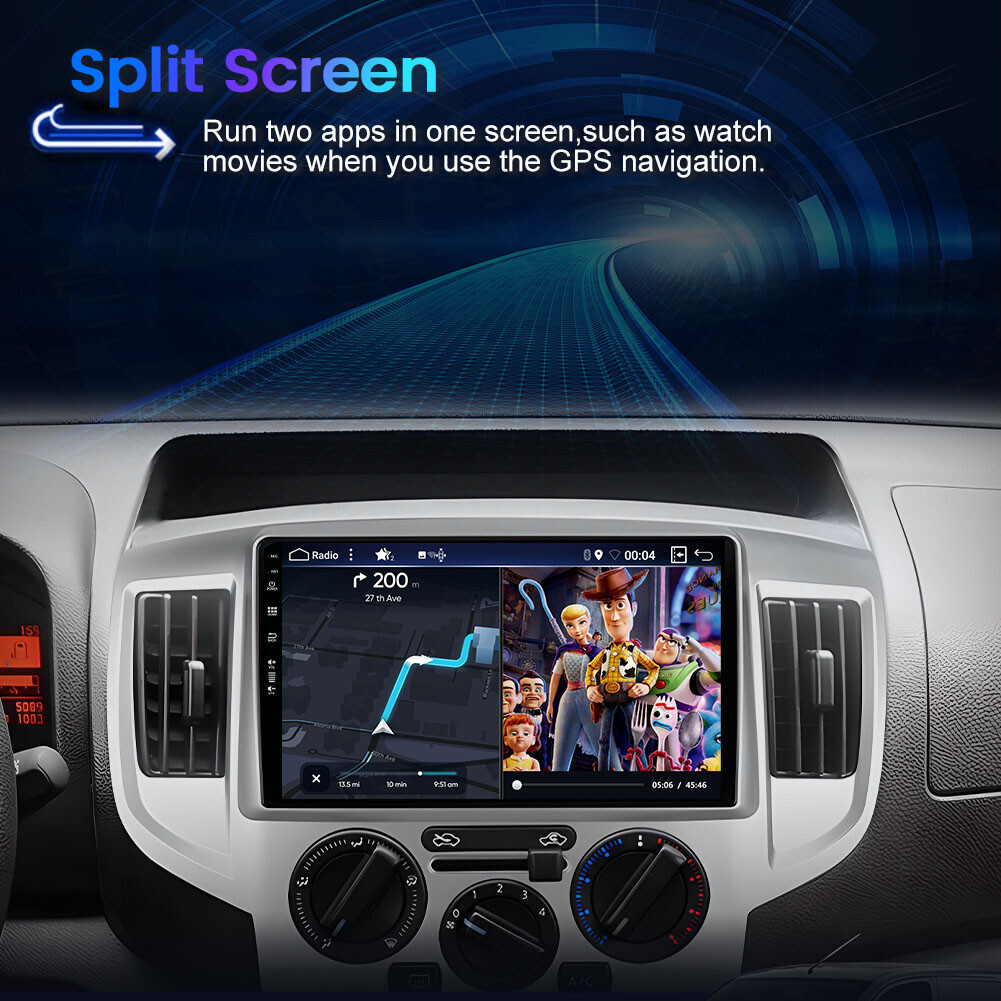 8G+256G Car Stereo Radio For Nissan NV200 2011-2018 Android 13 GPS DAB+ Car Play