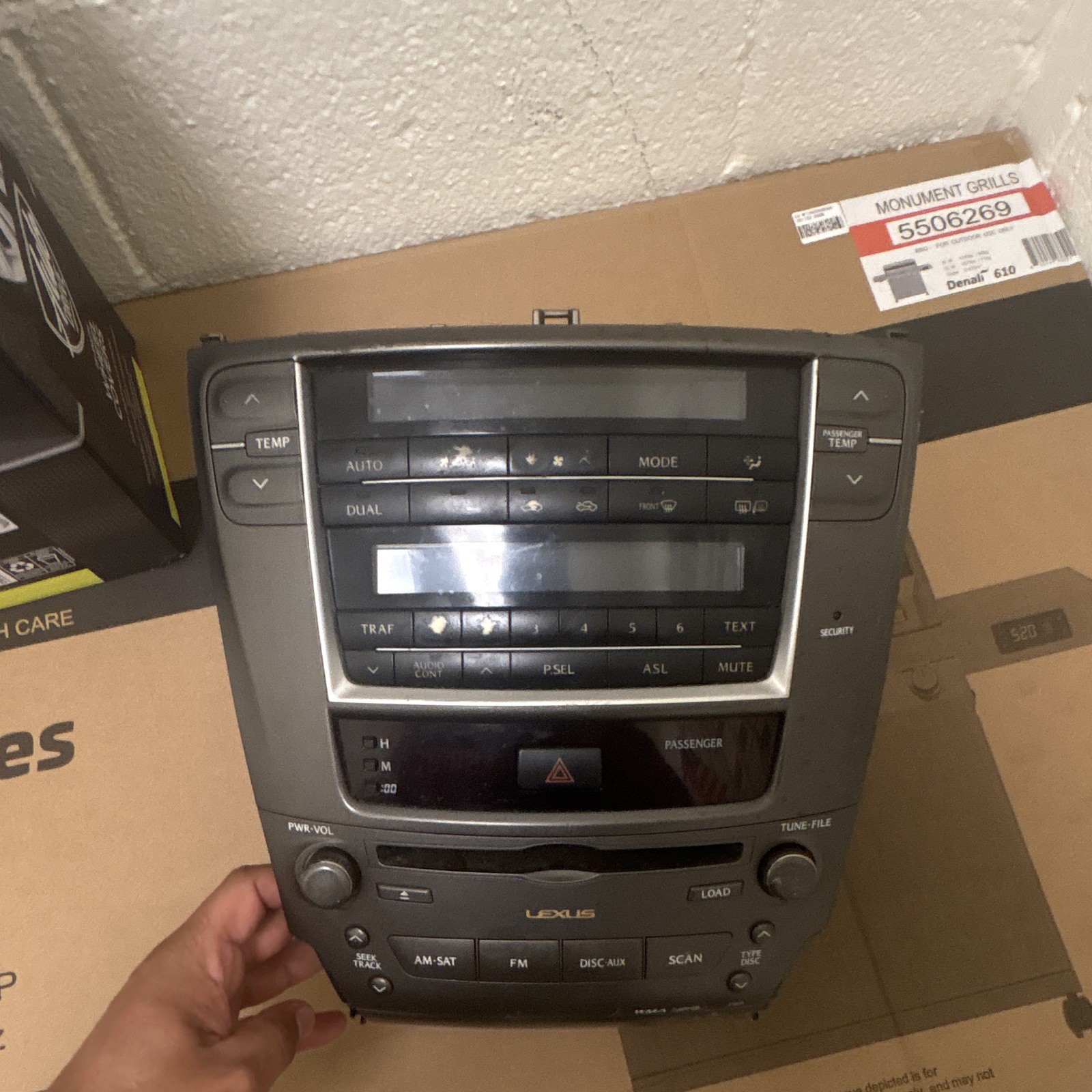 2009 Lexus 250 S Stereo Radio CD Player