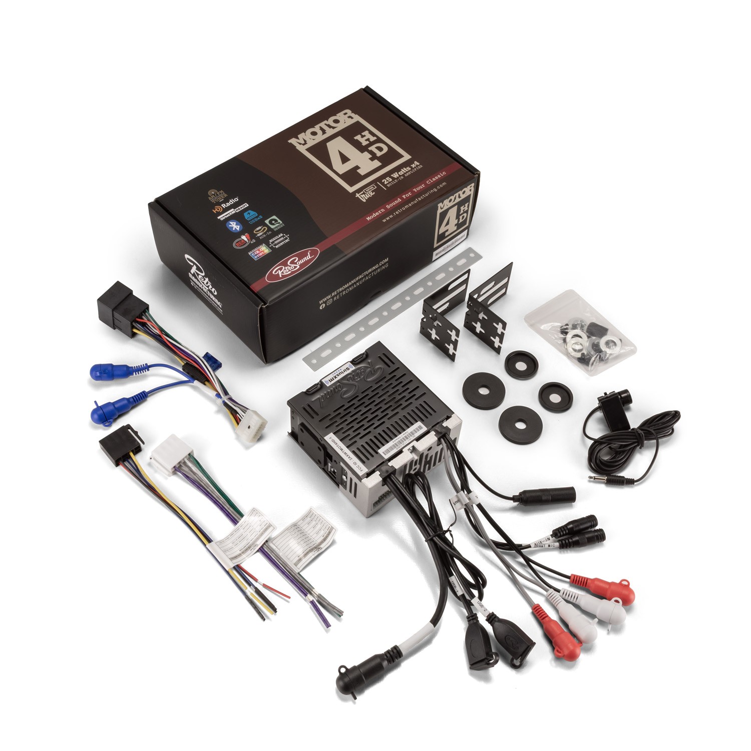 1968-1970 Dodge Charger Redondo RT Thumb-Roller Radio RetroSound RetroRadio