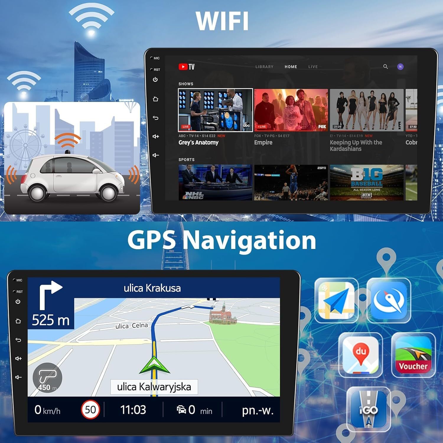 Car Radio Stereo Carplay For 2012-2016 Honda CR-V 2+32G 10in 4+64G Media