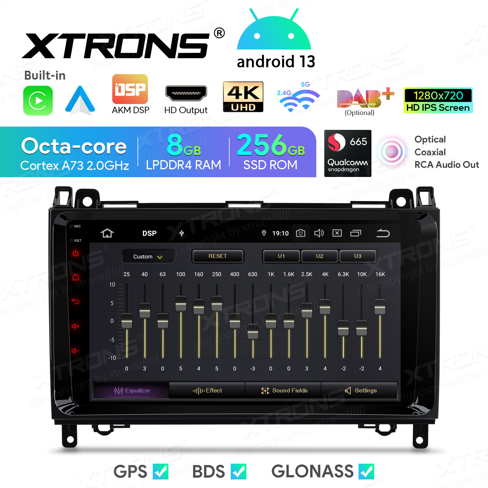 9 inch QLED Android 13 8+256GB Car Stereo Radio GPS Nav 4K For Benz B-W245 W169