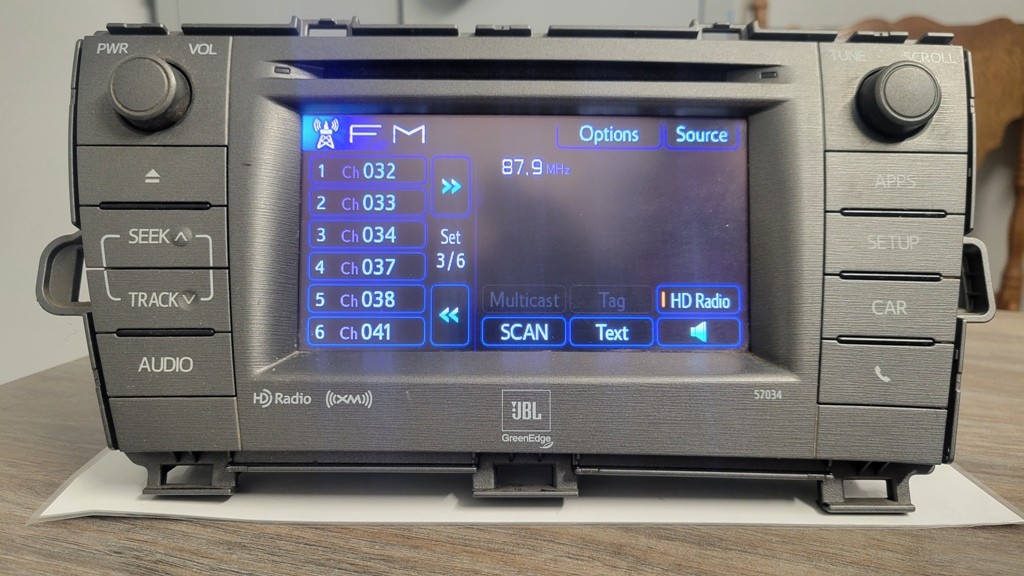 2012-2015 Toyota Prius JBL Navigation Touchscreen Radio GPS OEM 86140-47180