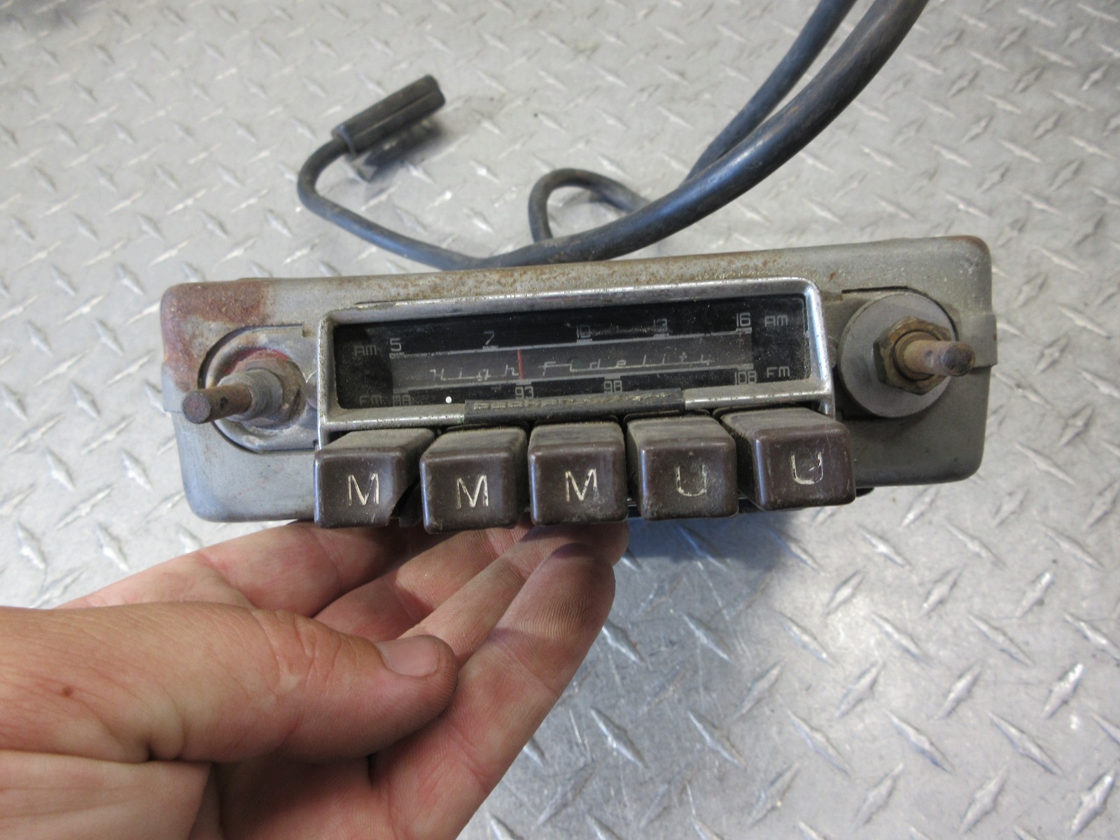 Becker Europa Radio for Mercedes Benz 190SL 220 300SL 12 Volt highway Hi-Fi