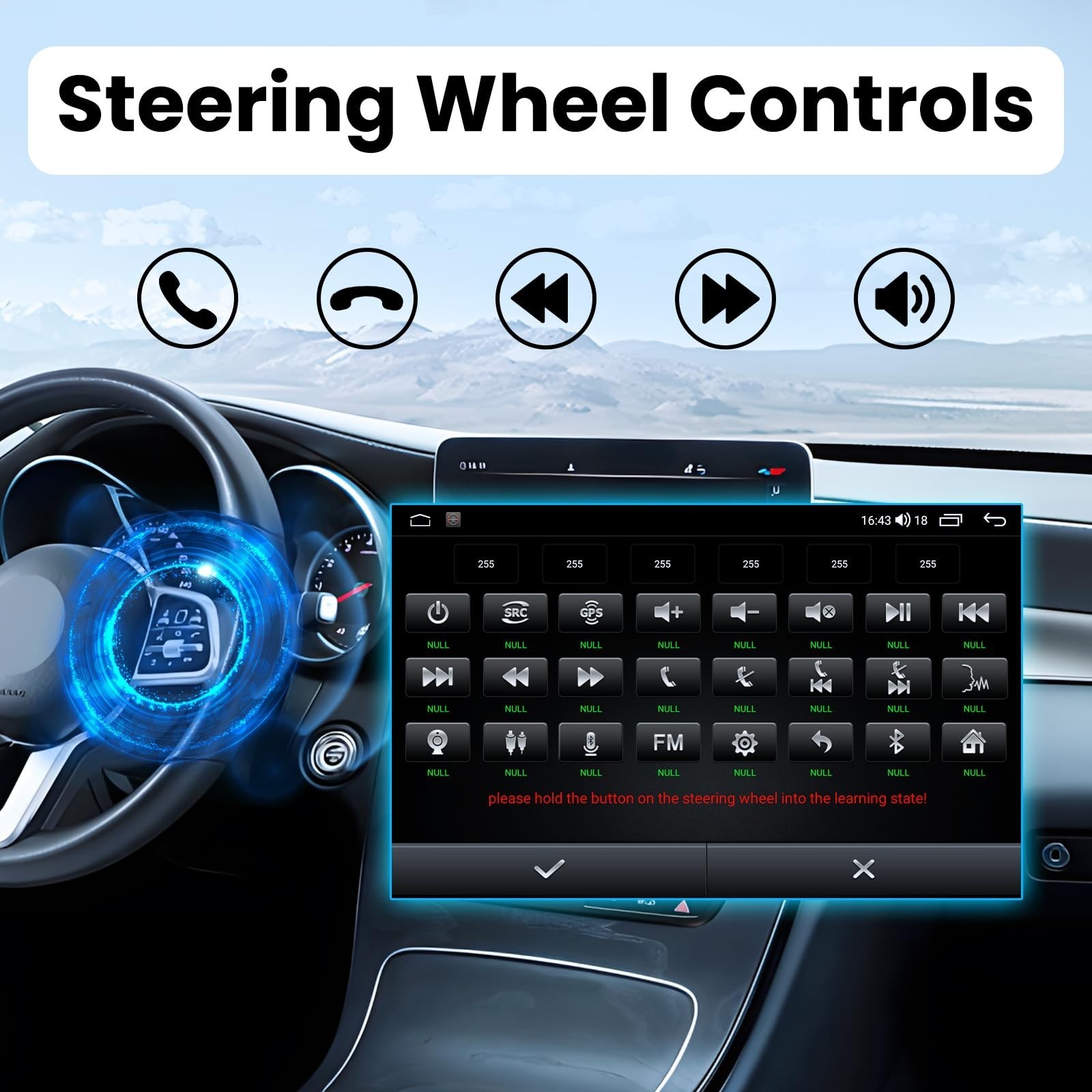 Car Radio Stereo Carplay For 2012-2014 Toyota Camry 4+64G 10in Quad Core FM