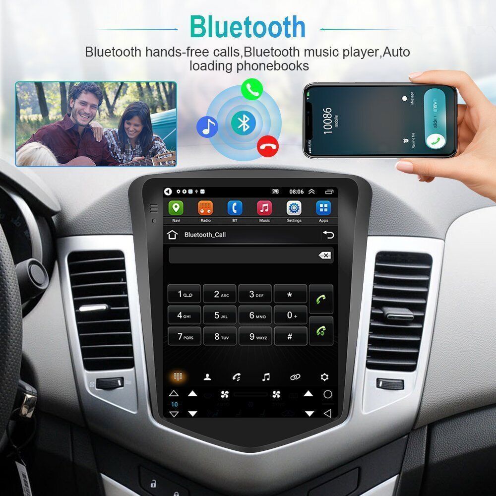 Android 13 Carplay Car Stereo Radio For Chevrolet Cruze 2009-2015 GPS Head Units
