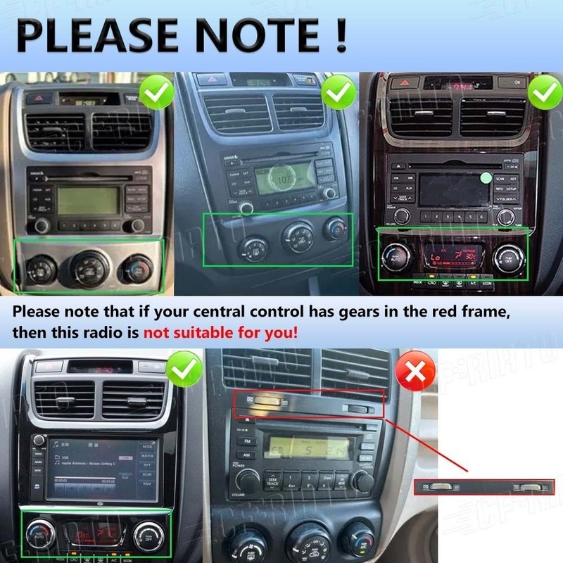 4+64GB Android 15 Car Radio for Kia Sportage 2007-2013 Wireless Carplay GPS Navi
