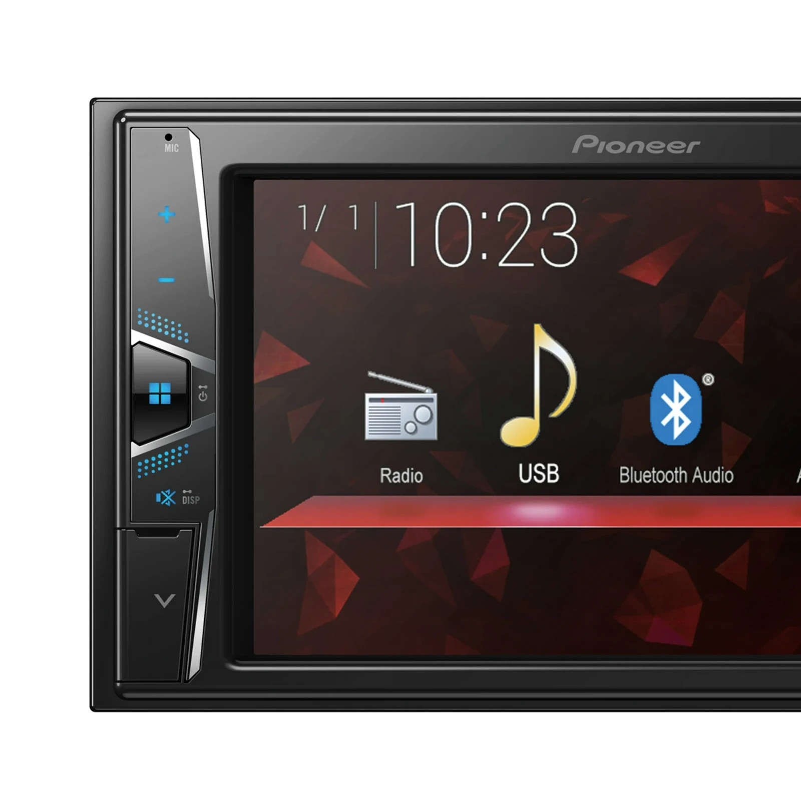 Pioneer DMH-100BT 6.2″ – WVGA Display, Built-in Bluetooth – Digital Media Receiv