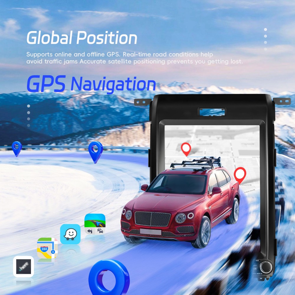 For Ford F150 2013 2014 12.1″ Android 13 Apple CarPlay Radio Stereo GPS 6+128GB