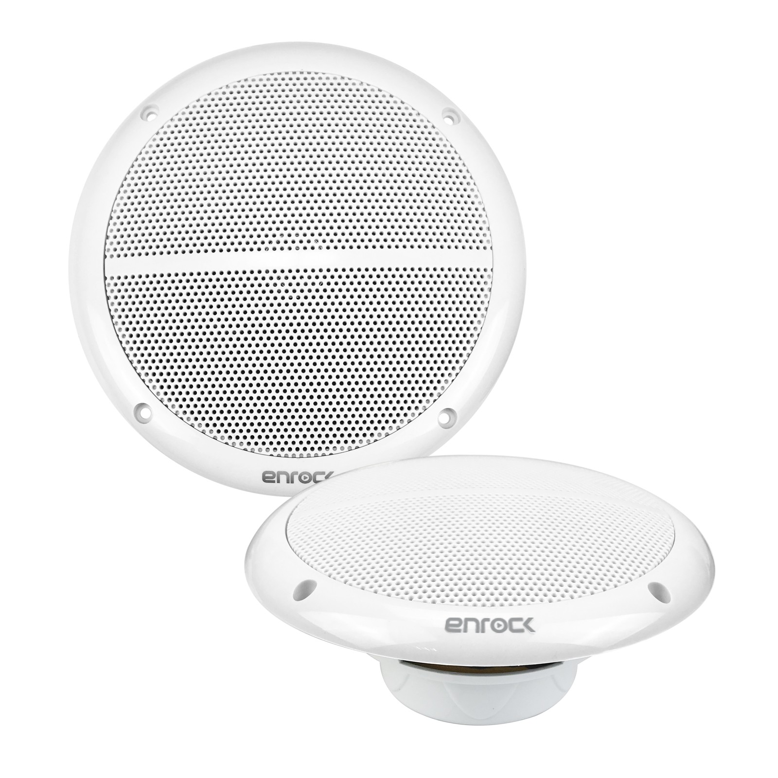 Pyle Bluetooth Marine 600W 2Channel Amplifier, 6.5″ 250W Enrock Marine Speakers