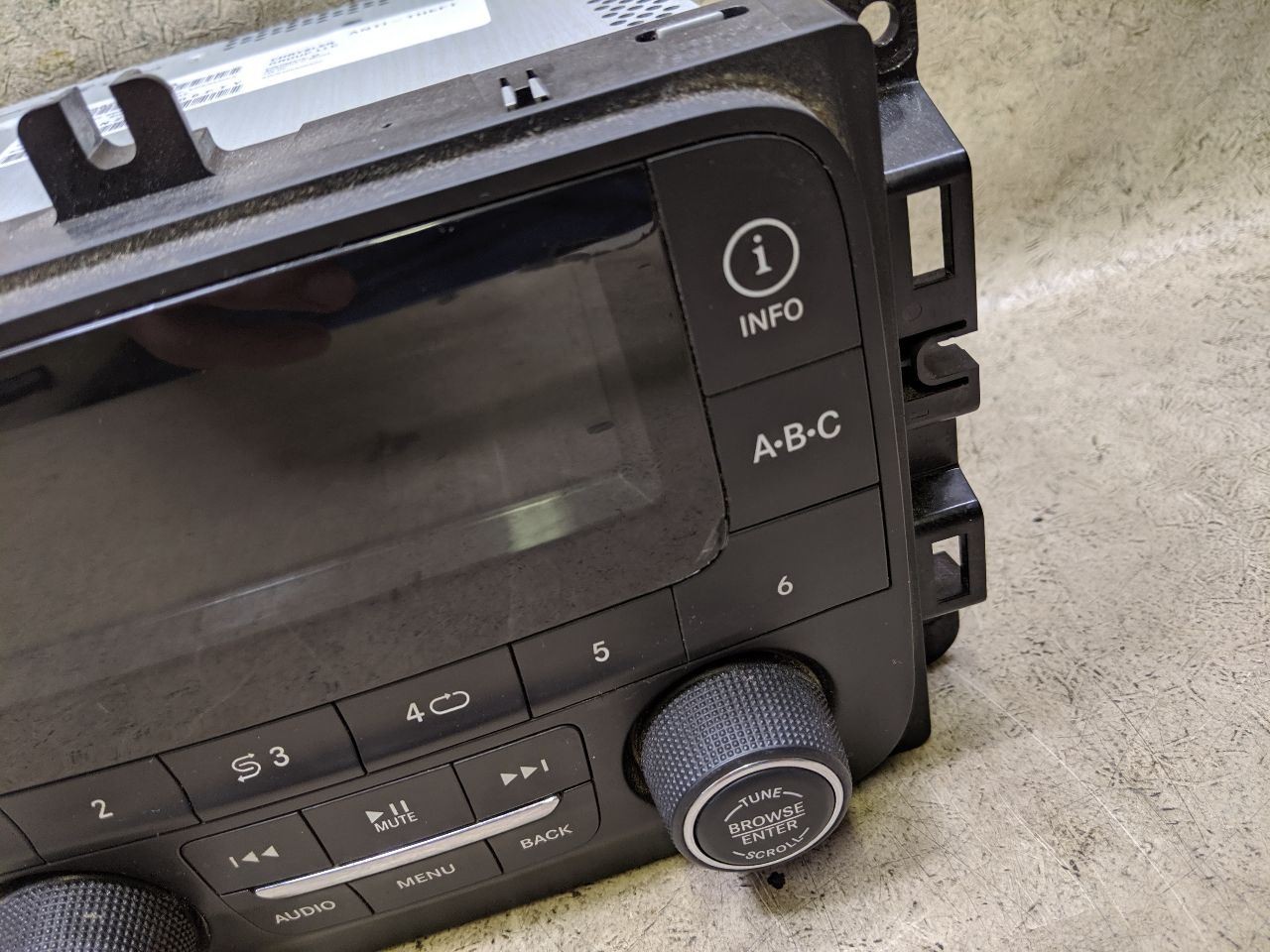 Stereo Radio Receiver AM FM Uconnect Fits 2014 DODGE RAM PICKUP TRUCK f82-205262