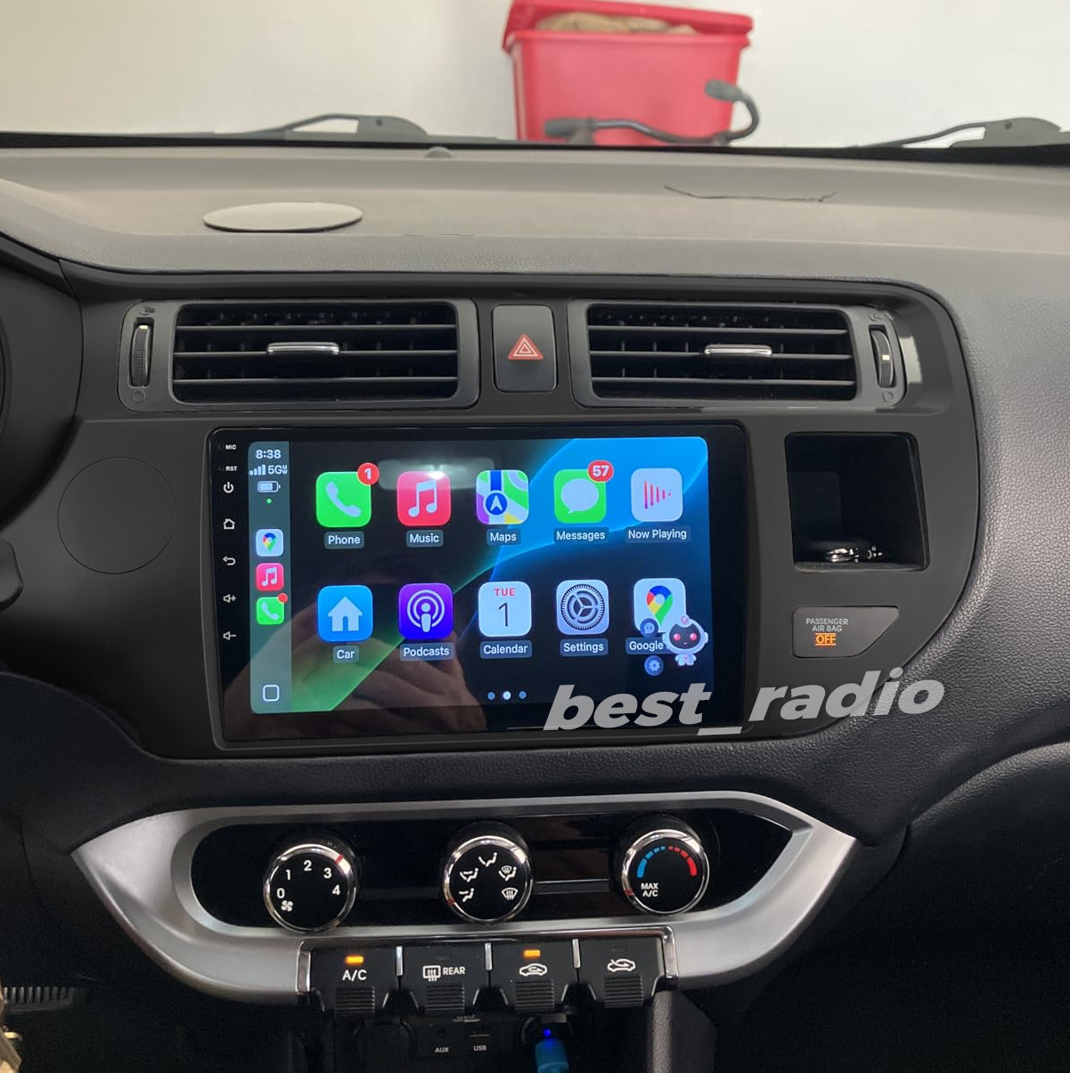 For 2012-2014 Kia Rio 9″ Android Car Radio Stereo GPS Navigation WiFi 4GB+64GB