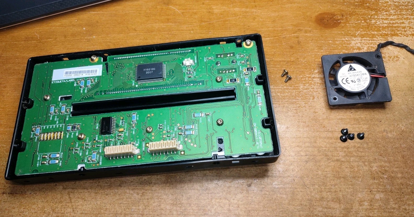 97-02 Ford Expedition F-150 CD radio face w/circuit board/fan 1L3F-18C869-AA