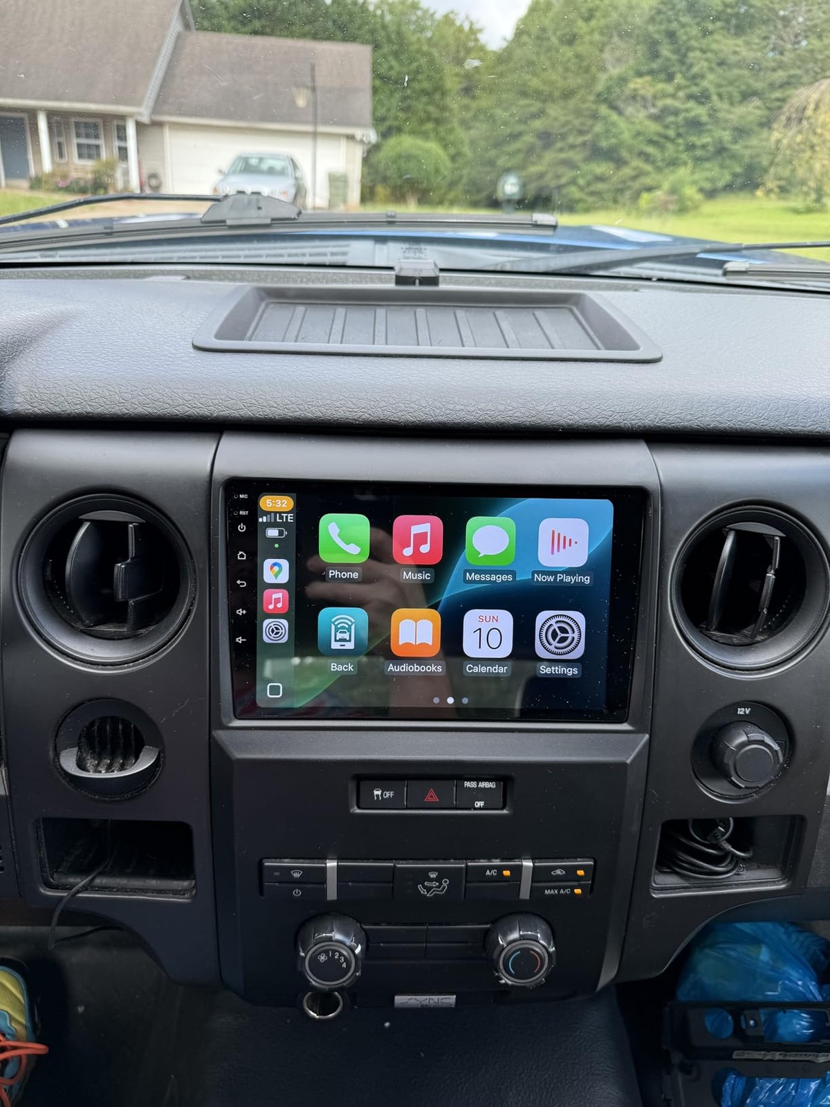 Plug Play Android 15 CarPlay Car Stereo Radio GPS Navi For Ford F150 2009-2014