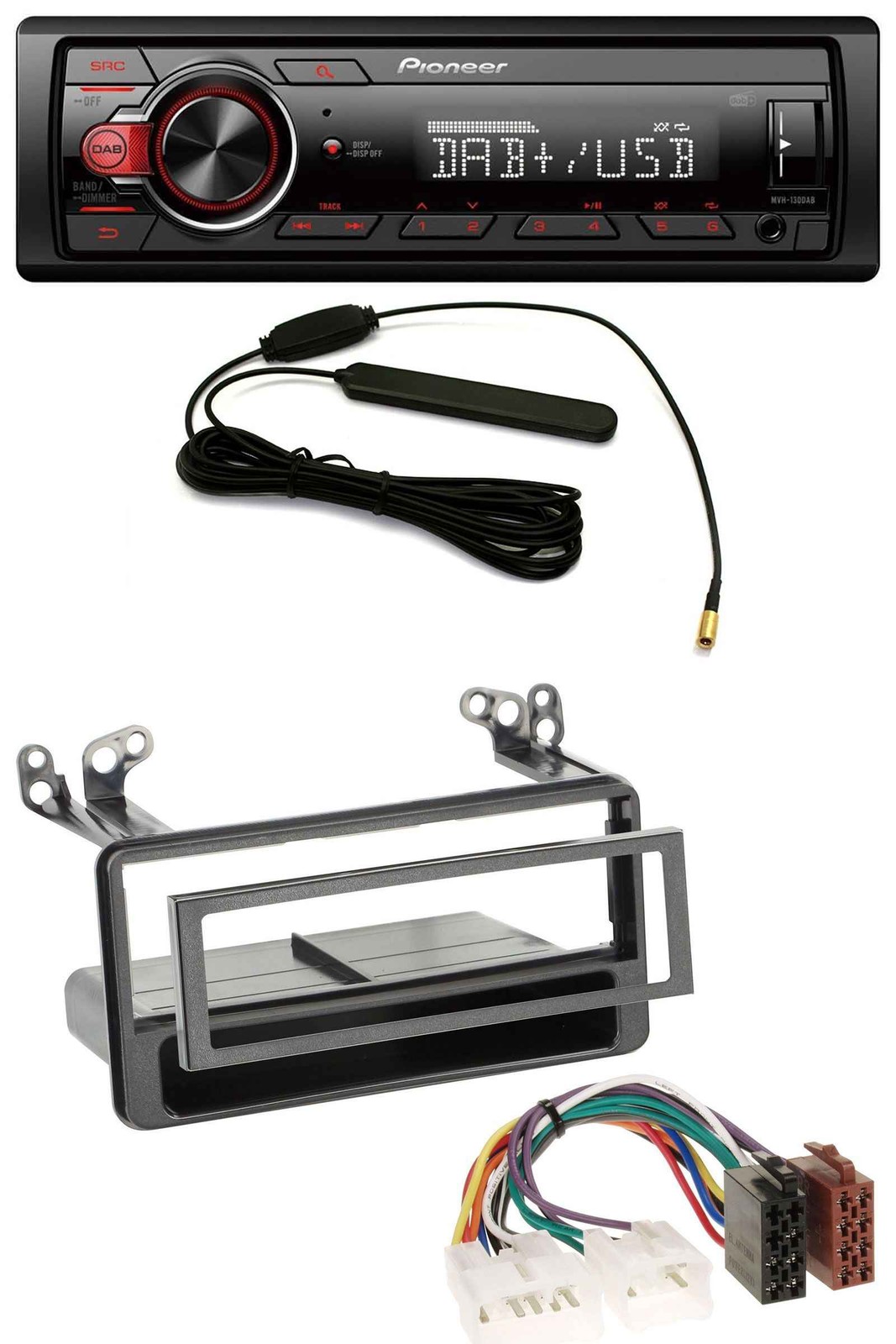 Pioneer MP3 DAB 1DIN AUX USB Car Stereo for Toyota Avensis, Verso, Celica