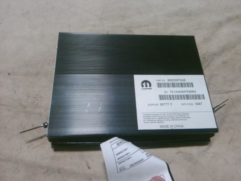 Audio Equipment Radio Amplifier 276 Watt Opt RD7 Fits 17-23 CHALLENGER 110332