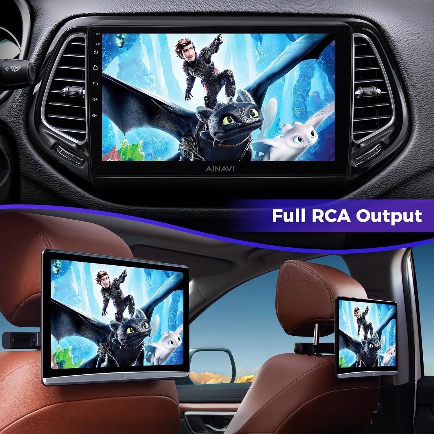 Android 12 Car Stereo Upgrade Radio for Jeep Compass 2017-20 Installation K
