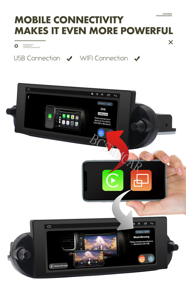 Fit For Volkswagen Beetle 2006-2010 Stereo Radio For Apple CarPlay GPS 6.8in