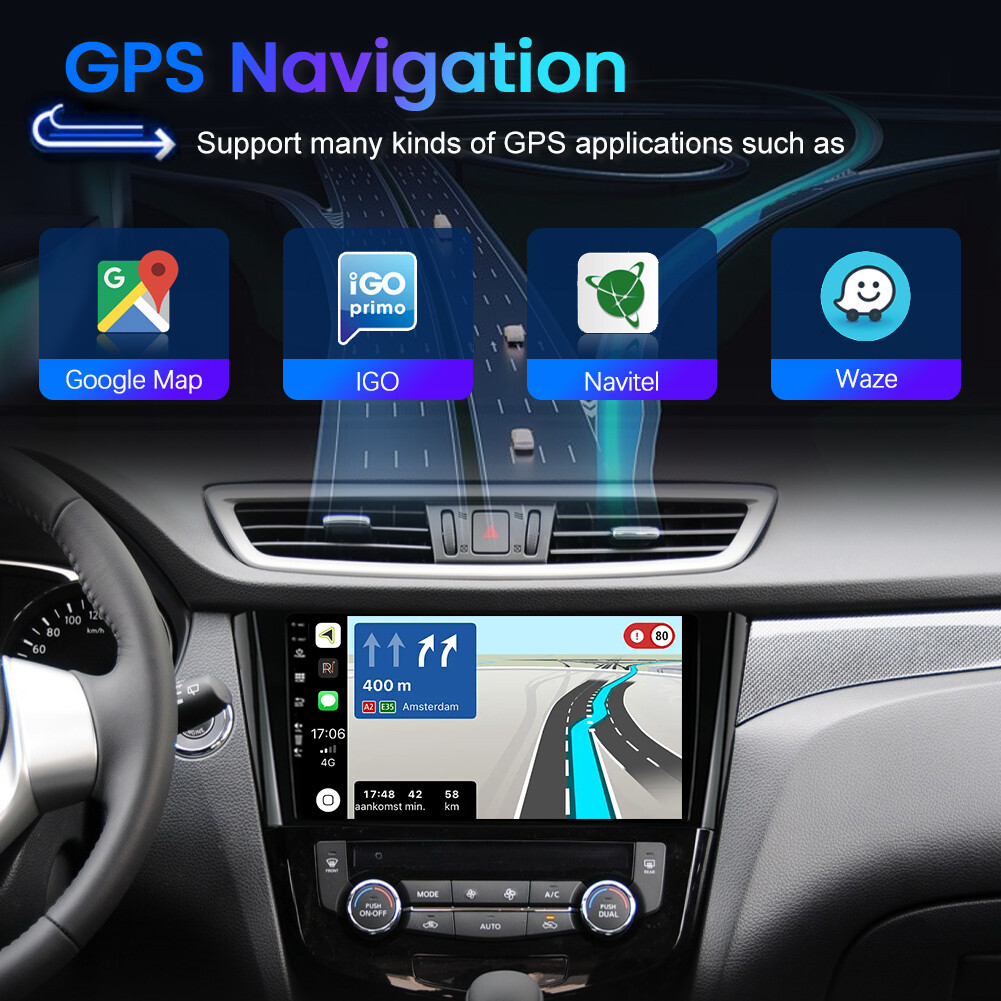 4G FOR NISSAN XTRAIL QASHQAI ROGUE 2014-2018 CARPLAY ANDROID 14 CAR STEREO 128GB
