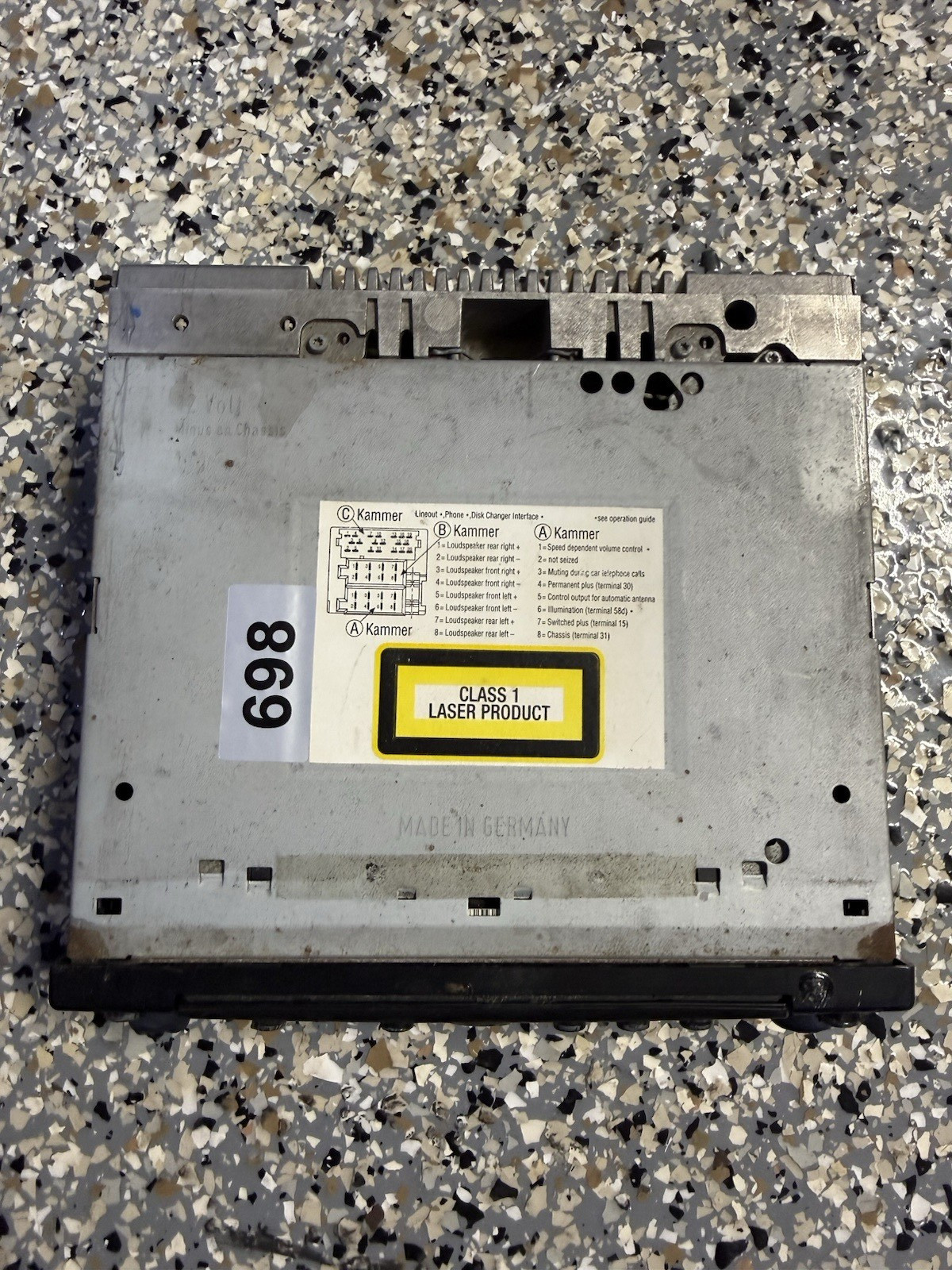 PORSCHE BOXSTER 986 911 97-02 CDR220 CDR-220 RADIO / CD PLAYER STEREO UNIT