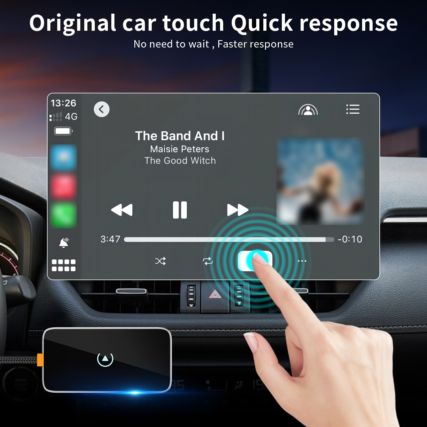 Wireless CarPlay Adapter For iPhone AND Android USB and TYPE C