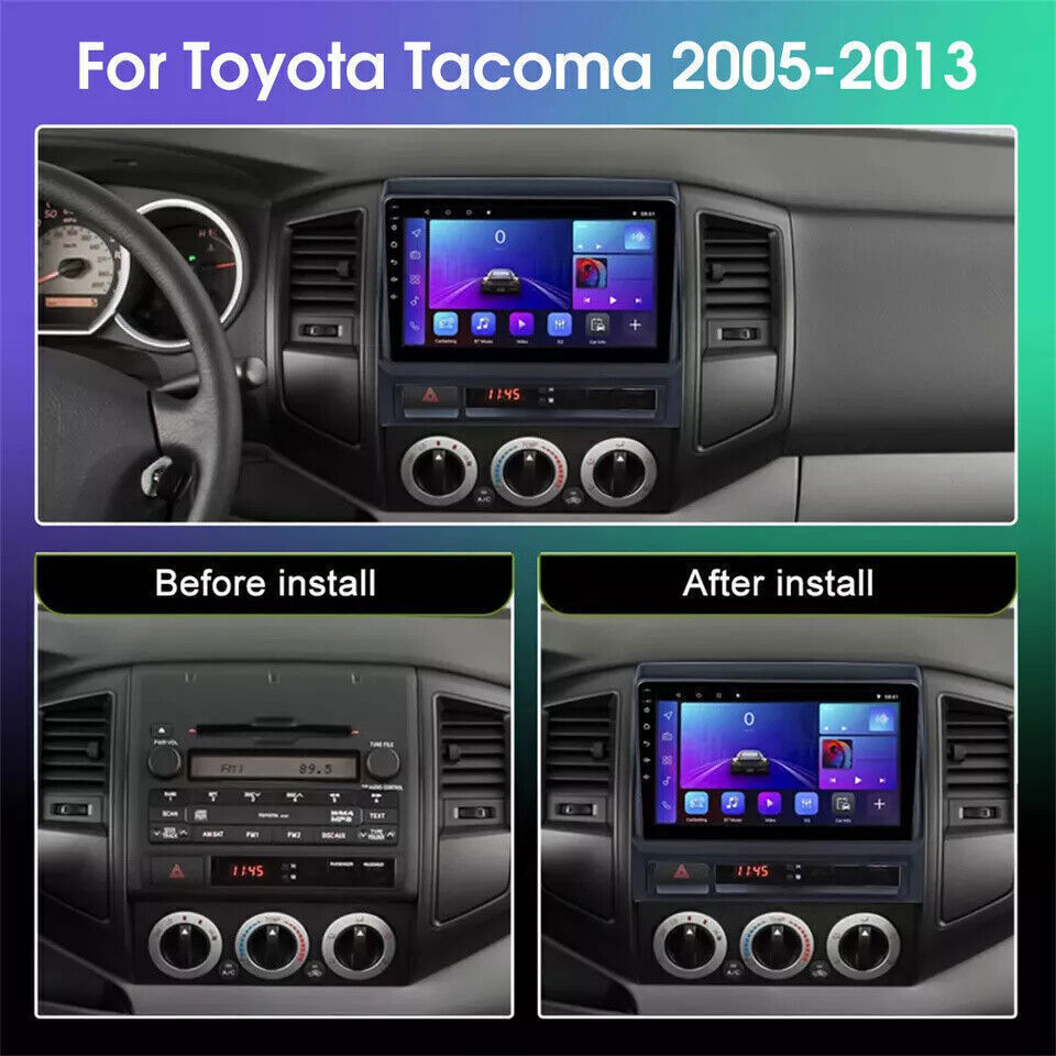For Toyota Tacoma 2005-2013 Android 13.0 Car Radio Stereo GPS WIFI Carplay 4+64G