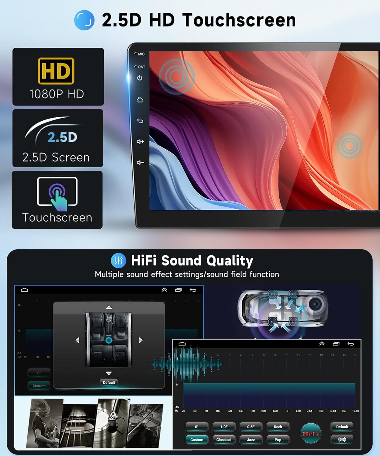 2+64G For Honda Accord 2003-07 with CarPlay Android Auto Stereo GPS Player +CAM