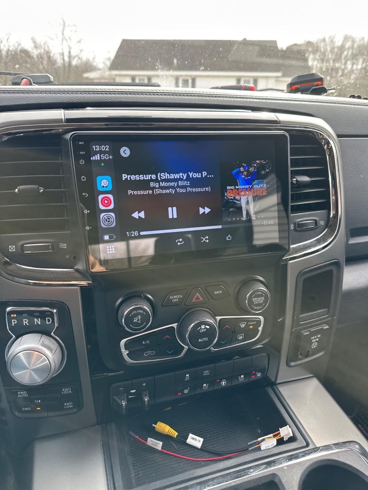Car Radio Stereo Auto AC for Dodge Ram 2013-2019 1500 2500 3500 Carplay/Android