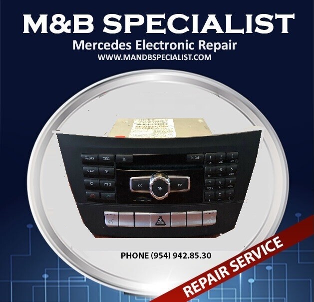 MERCEDES COMAND NAVIGATION RADIO REPAIR