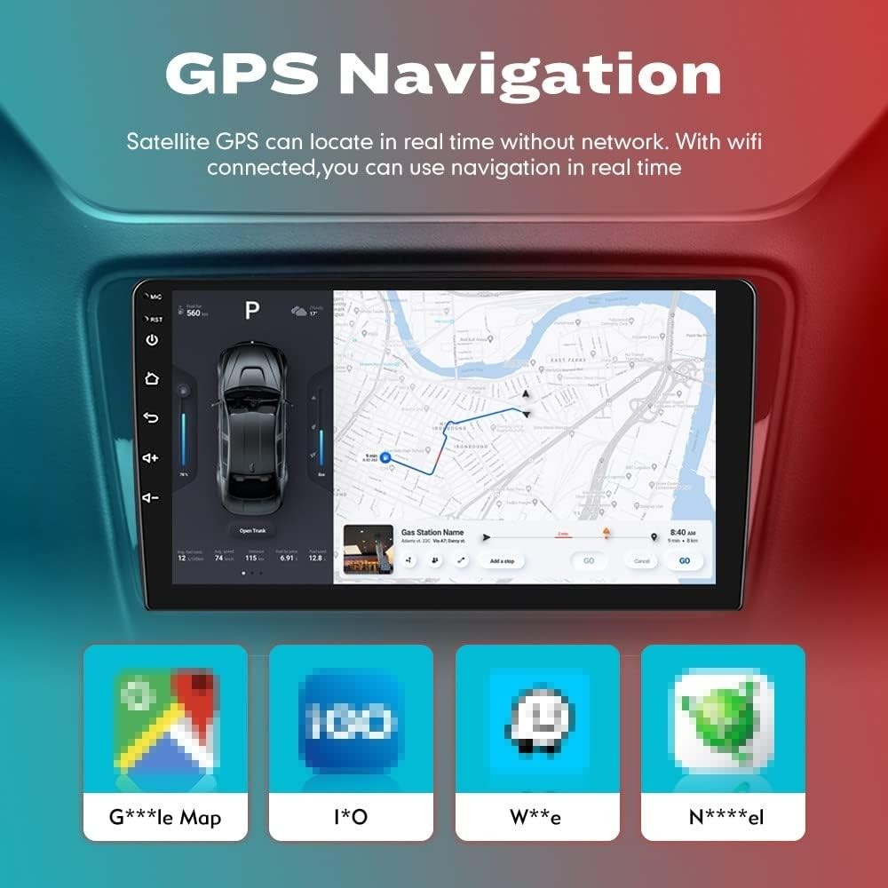 4+128GB Android 13 Car Stereo Radio CarPlay GPS Player For Suzuki Swift 2010-16