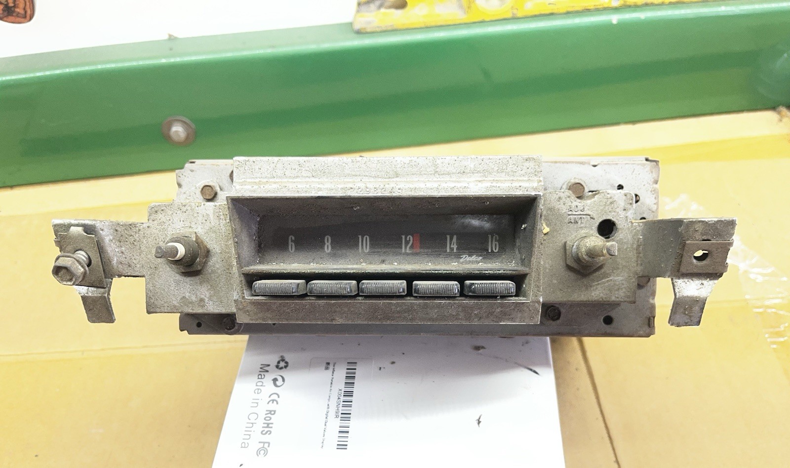 1967-68 Camaro / Firebird AM Push Button Radio Assembly, Factory OEM!