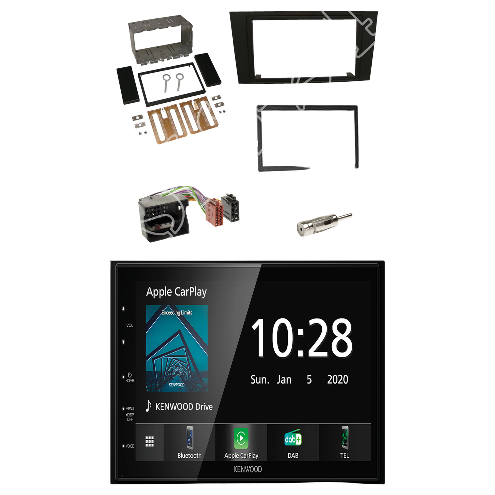 Kenwood DMX5020DABS Radio DAB With Fitting Kit For Ford Mondeo 2003-2007