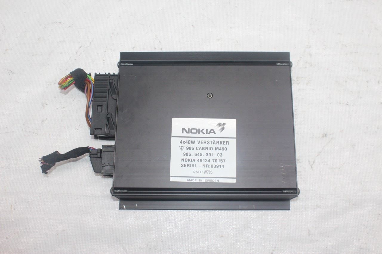 1997 PORSCHE BOXSTER 986 CONV #439 AMPLIFIER W/O DIGITAL NOKIA 4X40W