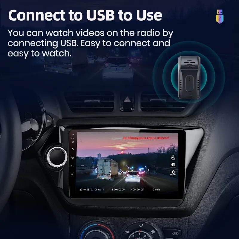 UNIVERSAL DVR FOR 1080P TOUCHSCREEN RADIO DASHCAM ACCIDENTS FHD CAR CAMERA