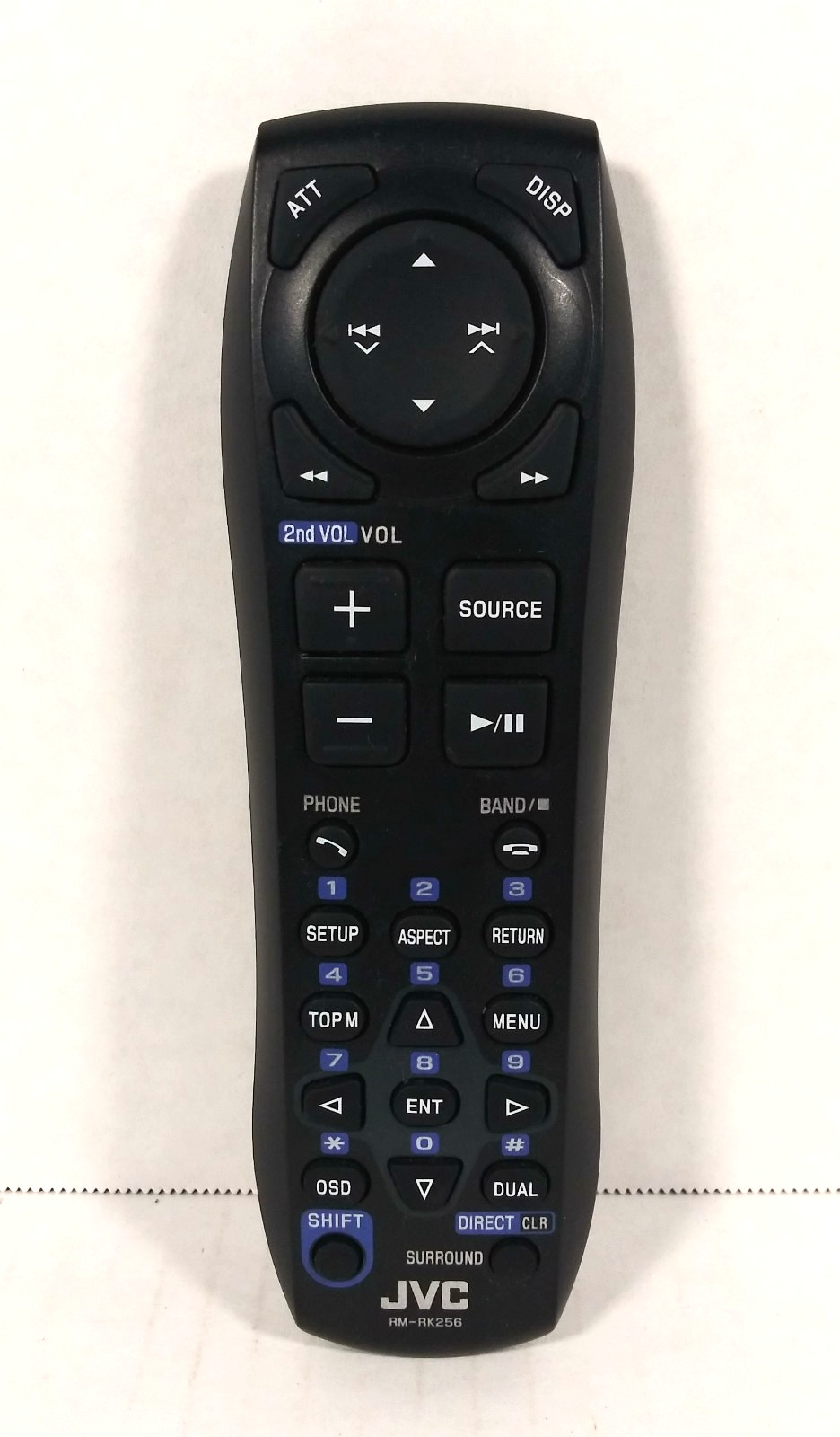 OEM JVC IN-CAR CD DVD HIFI REMOTE CONTROL RM-RK256 for KWV30BT KWV50BT Tested GC