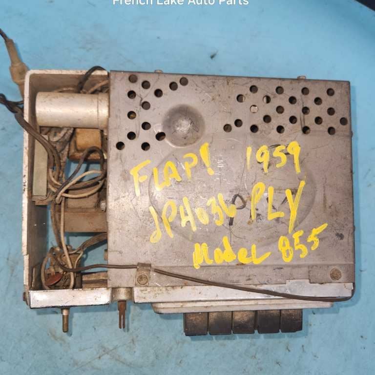 PARTS or REPAIR Radio Model 855 Fits 1959 PLYMOUTH 1240135