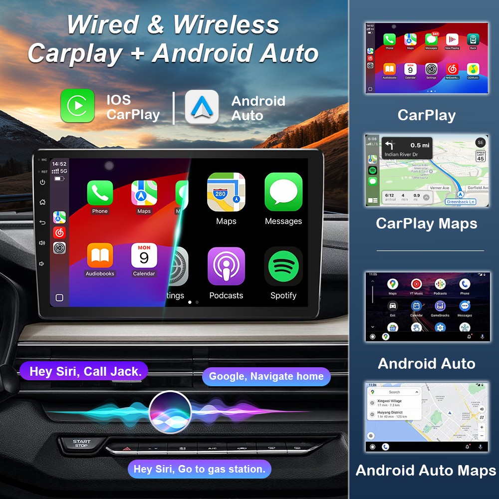 For Toyota Camry Multimedia Android 2006-2011 CarPlay Stereo Car Radio GPS Navi