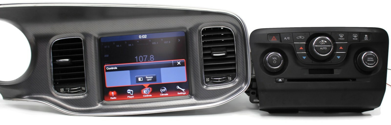 11-14 Dodge Charger Radio NON NAVI Cd Player Display Screen 05064798AH +Code