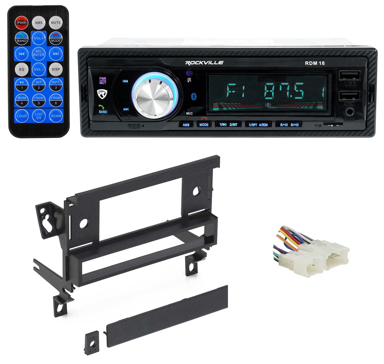 Digital Media Bluetooth AM/FM/MP3 USB/SD Receiver For 1998-2002 Toyota Corolla
