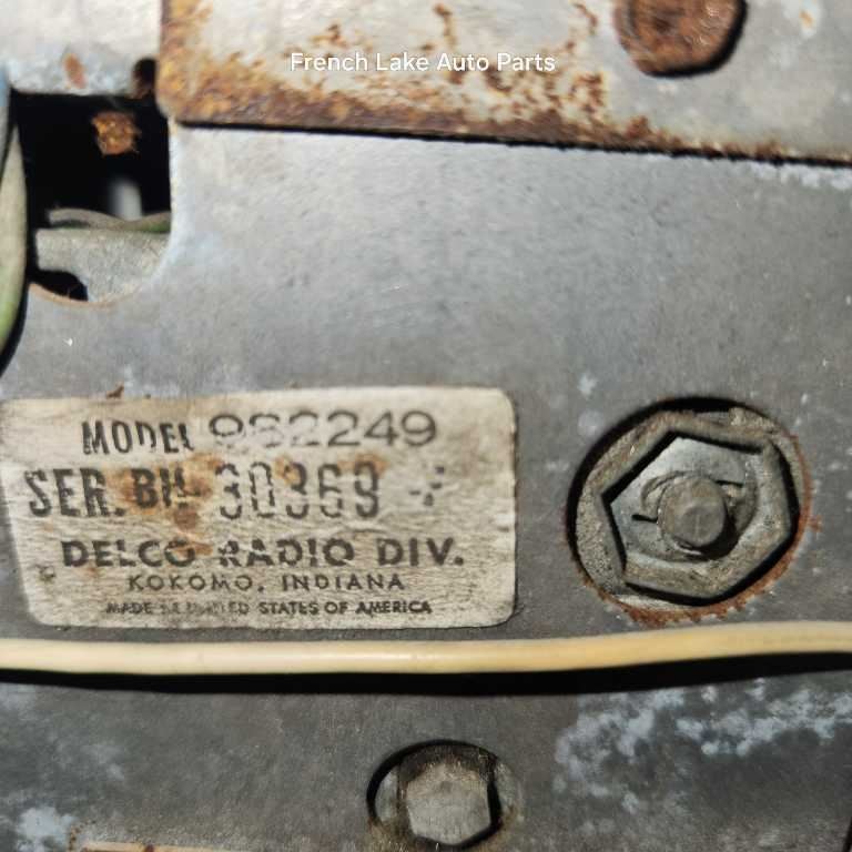 UNTESTED A/M Radio 982249 Fits 1964 OLDSMOBILE 88 1242859