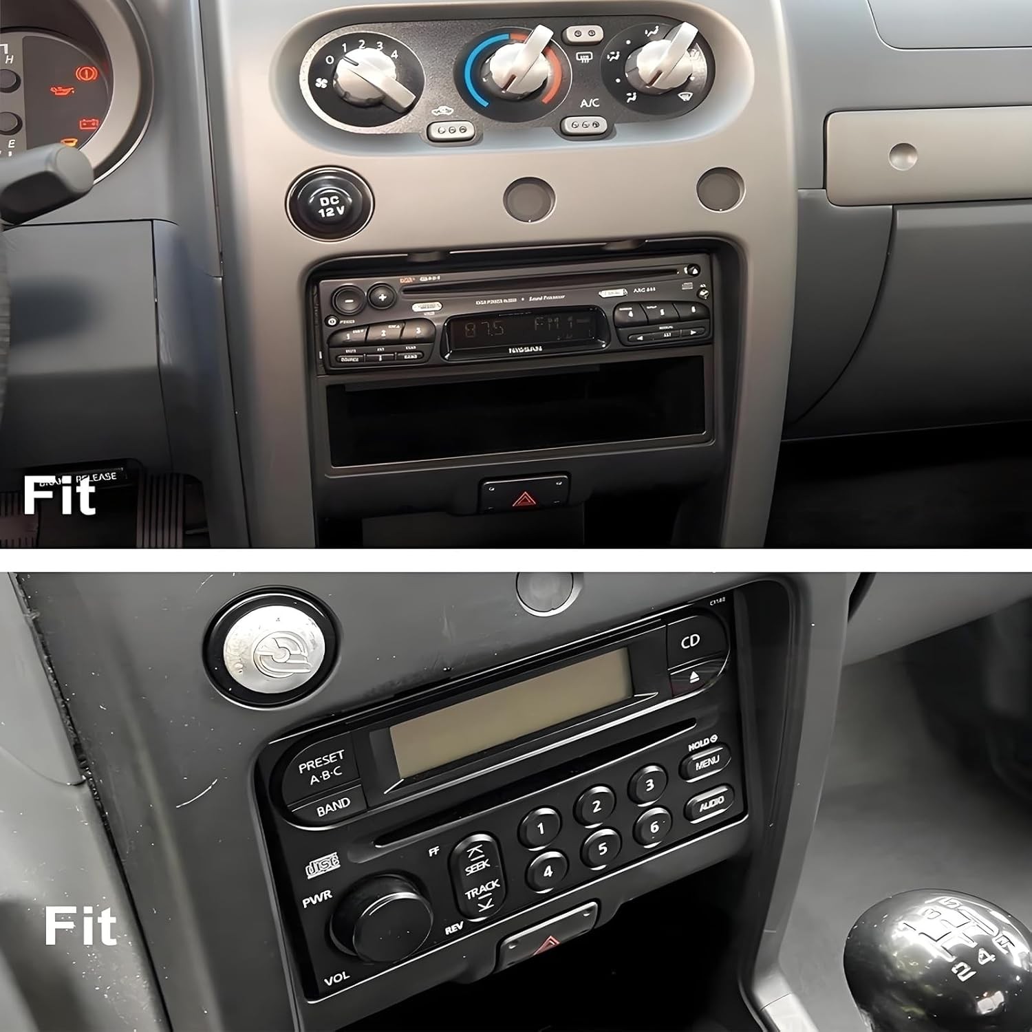 4+64G For Nissan Frontier 2001-2004 Carplay Android 15 10.1″Car Stereo Radio BT