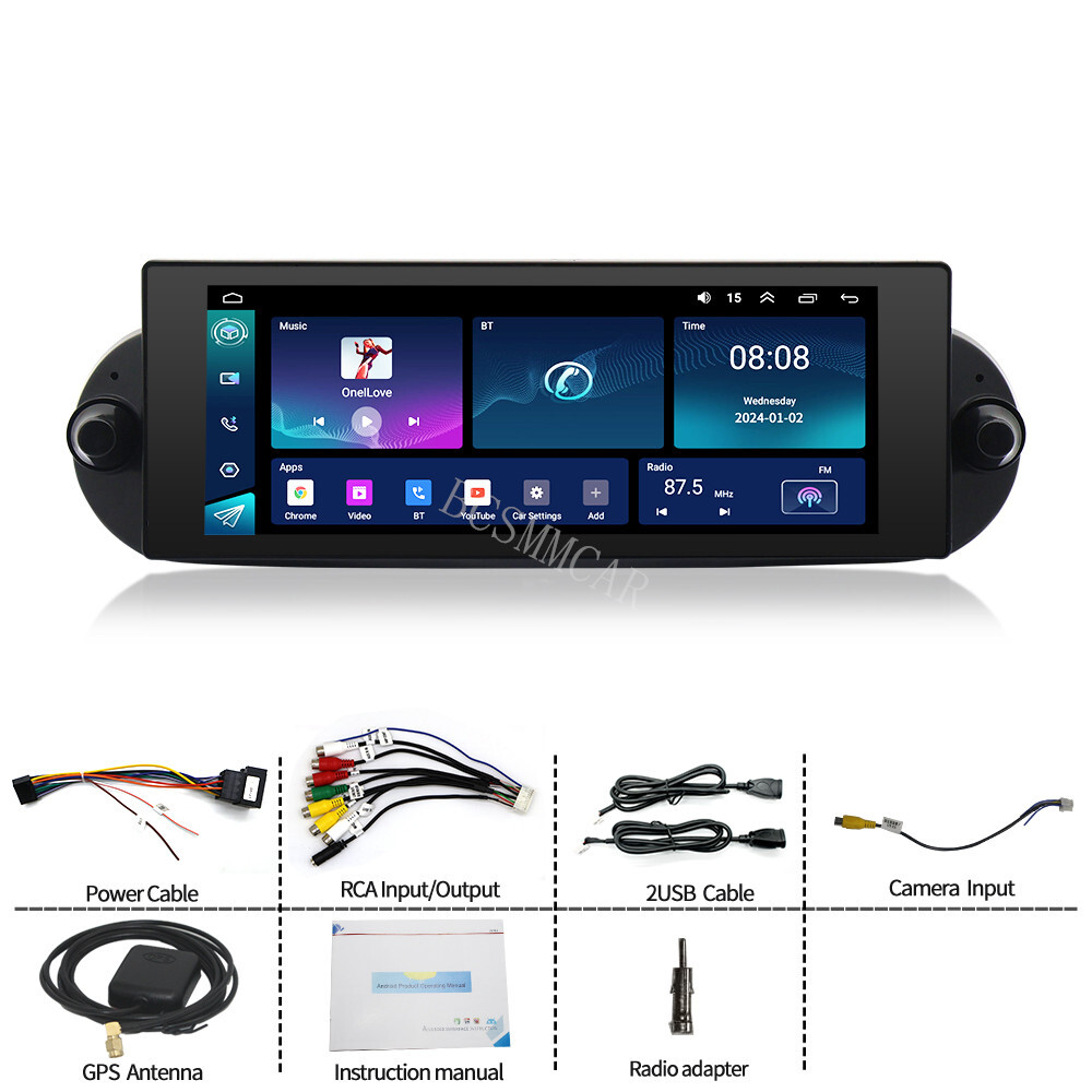 For VW Beetle 2006-2010 Bluetooth Radio Car Stereo Touch Screen GPS WiFi 6.8in