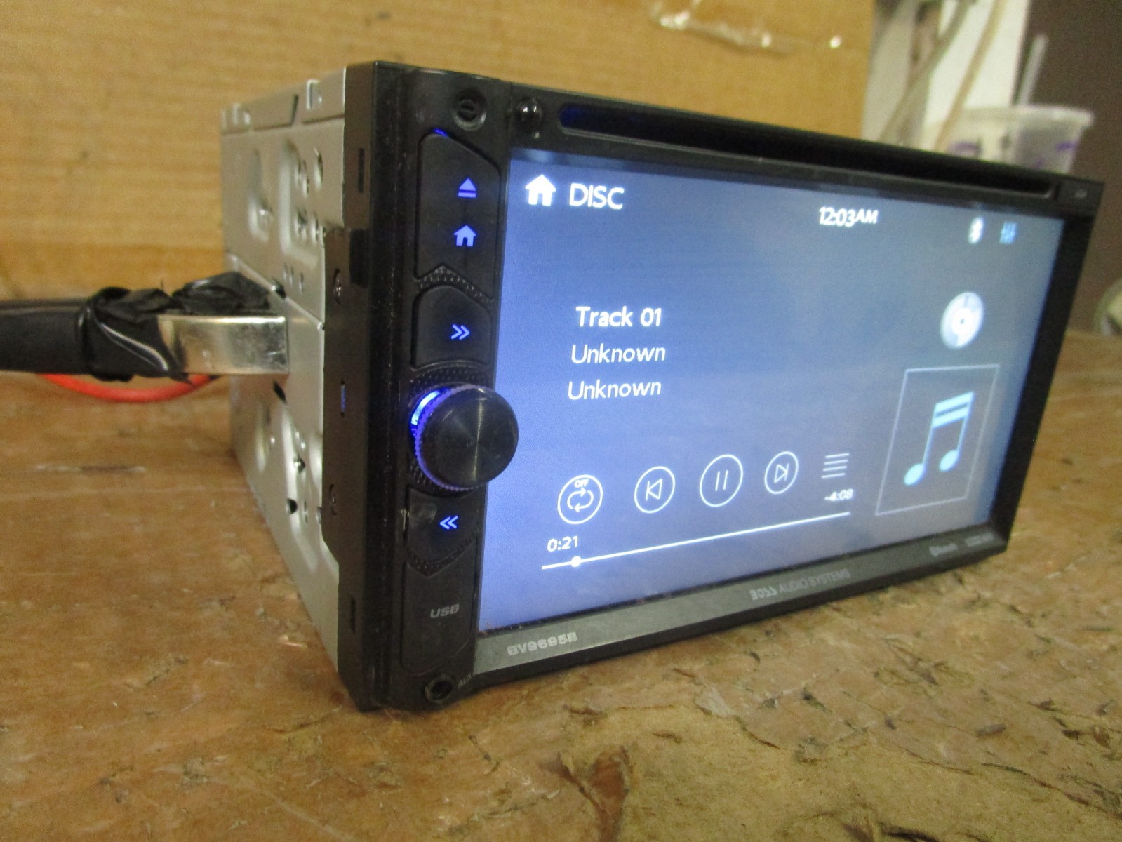 Boss Aftermarket Radio Stereo CD Player Receiver Audio Sound Equipment bv9695b