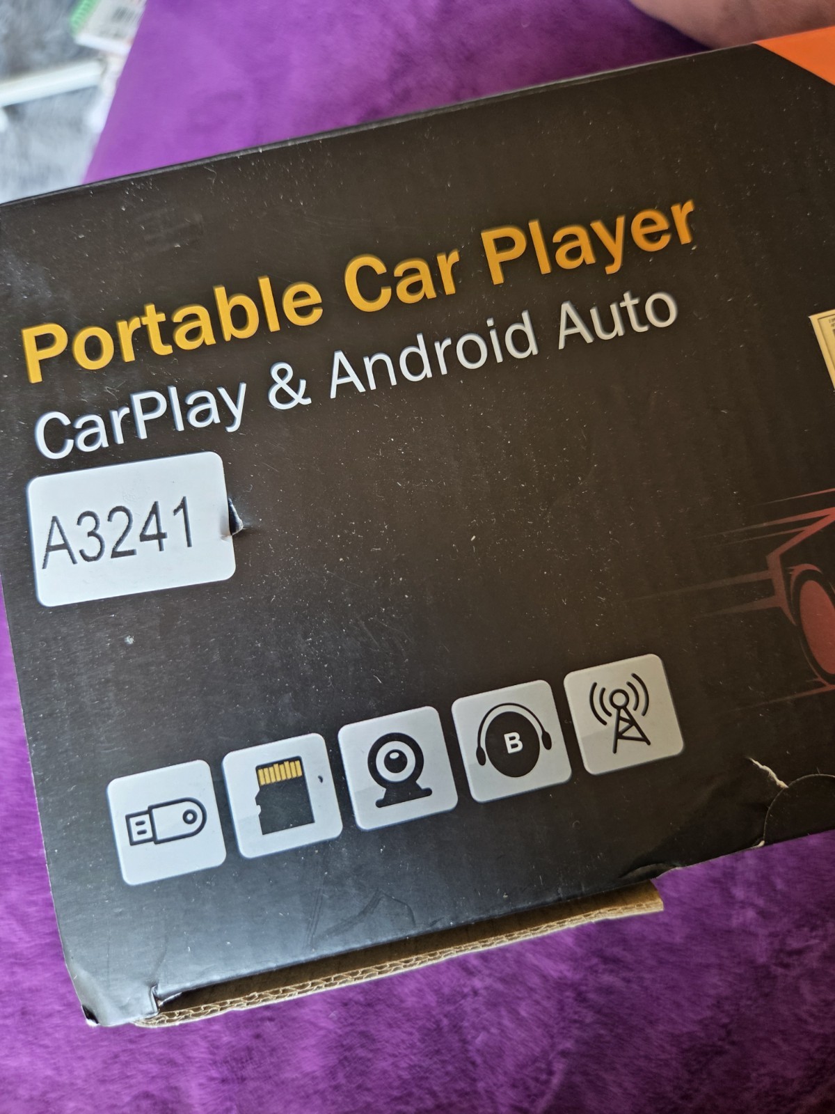 Podofo Carplay 7″ Portable Car Player Carplay & Android Auto A3241 BNIB