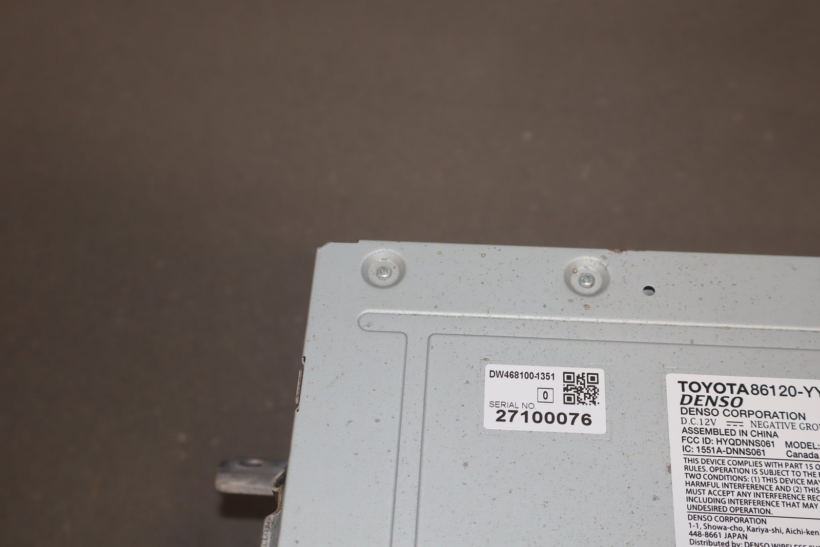 2012 Toyota Sienna Radio OEM Navigation NSCD-W12U-A
