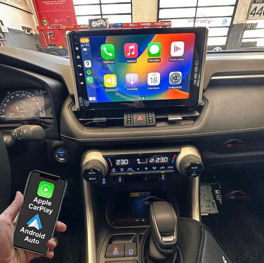4+64G For 2019-2023 Toyota RAV4 Android 14 Carplay Car Stereo Radio GPS Navi