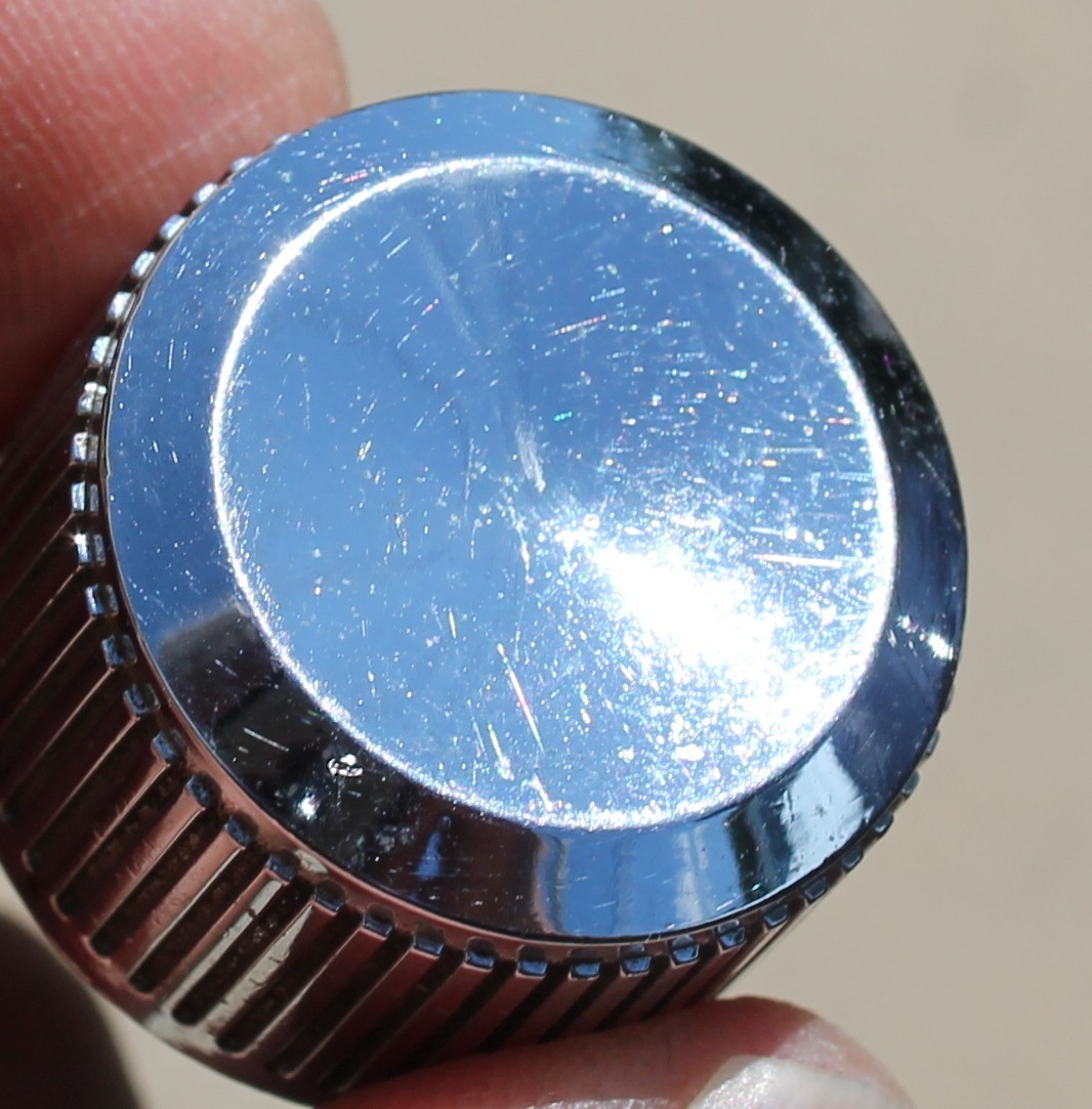 1976 1977 1978 1979 OEM MOPAR CHRYSLER DODGE PLYMOUTH CHROME RADIO KNOBS 3501490