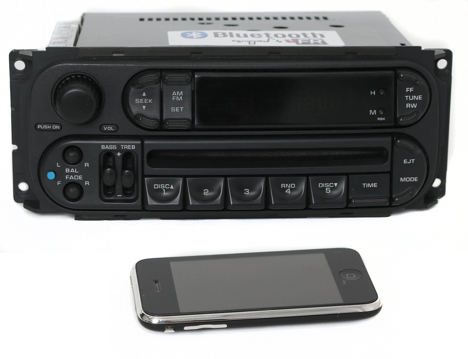 2002-2007 Chrysler Jeep Dodge Radio AM FM CD Player w Bluetooth Music RBK Slider